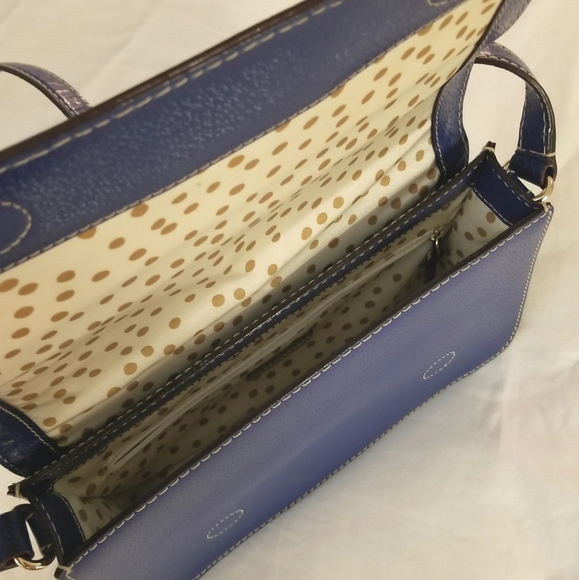 Blue Kate Spade Leather bag! 😍😍😍 - Picture 2 of 3